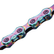 KMC X11 11-speed ketting met 118 schakels in Aurora blauw, geschikt voor snelle fietsversnellingen