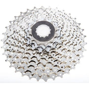 Shimano Sora CS-HG50 9-speed cassette met 11-30 tanden, zichtbaar op een close-up afbeelding.