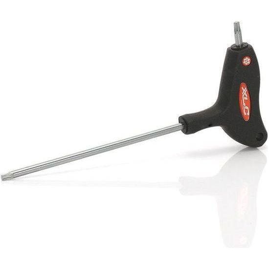 Zwarte XLC T-Model Torxsleutel T-Model To-S75 T25 voor inbussleutels, handvat en T-vorm zichtbaar