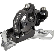 Shimano Acera FD-M3000 voorderailleur voor 3x9-speed fietsen, zwart/zilver, top swing, dual pull, geschikt voor 40T kettingblad