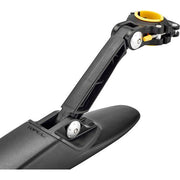 Topeak Defender M2 achterspatbord voor mountainbike, bescherming tegen modder en water, bevestigd aan de achtervork.