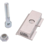 Ursus adapterplaat voor zijstandaard, 30 mm naar 20 mm, met M8x45 bout en moer, geschikt voor standaardonderdelen.