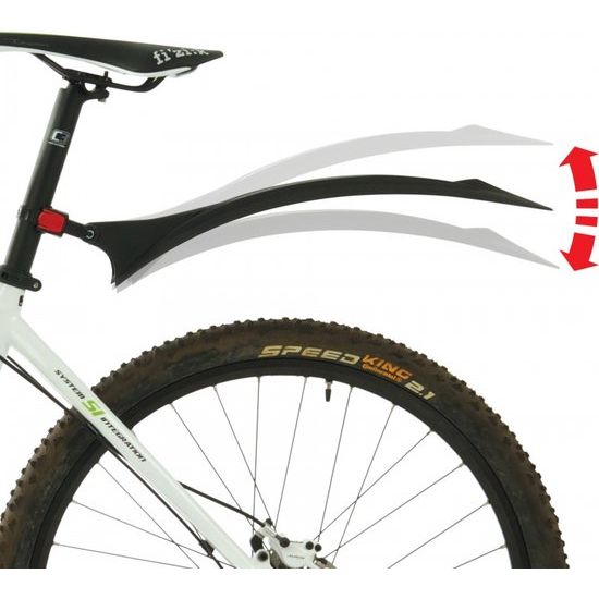 Polisport Cross Country Evo Hinterrad-Schutzblech Schwarz
