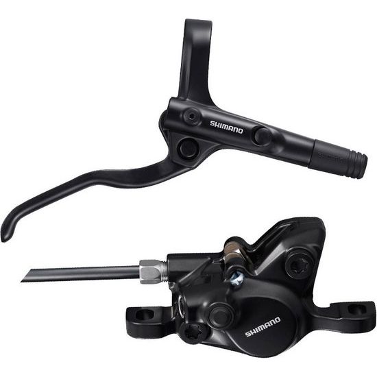Shimano MT200 achterremmenet compleet met kabel van 1700 mm, zonder schijf, voor betrouwbare fietsremprestaties