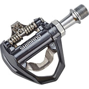 Shimano PD-ES600 MTB pedalen, enkelzijdige SPD, afgedichte pedalen voor off-road fietsen, zwart en robuust ontwerp