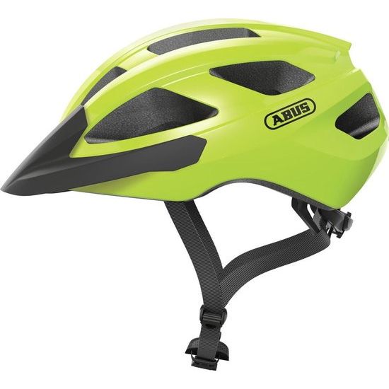 Abus Macator Mips racefiets helm met sportief ontwerp en ventilatie, geschikt voor wielrenners, op een neutrale achtergrond