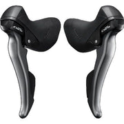 Shimano Claris St-R2000 remhendelset voor 8-speed schakelsysteem, zwart/grijs, dual-control shifters voor racefiets