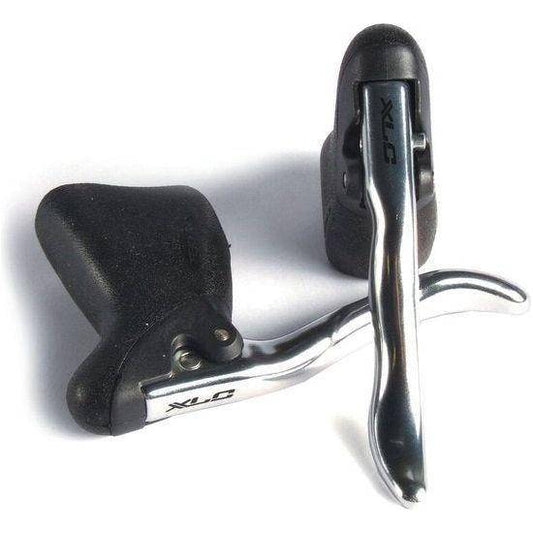 Xlc Remgreep Race Bl-R01 Zwart/Zilver Per Stel - Le Coq Wielerartikelen