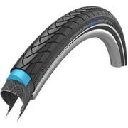 Zwarte Schwalbe 26-inch Marathon Plus SmartGuard e-bike buitenband met versterkte anti-lek bescherming, geschikt voor elektrische fietsen