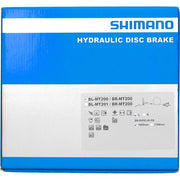 Shimano MT200 hydraulische schijfremset voor mountainbike, zwart, inclusief remkabels, zonder remschijf zichtbaar