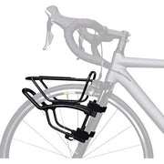 Topeak Voordrager Road Tetrarack R1 voor fiets met bevestigingspunten en stevig frame, geschikt voor lichte fietstassen.
