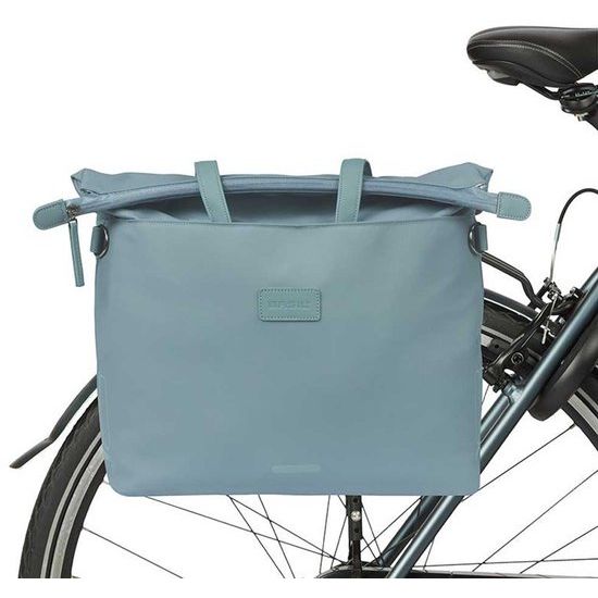 Basil Manhattan Commuter fietstassen enkel, waterdichte fietslaptoptas met 12 liter capaciteit, geschikt voor dagelijks gebruik.