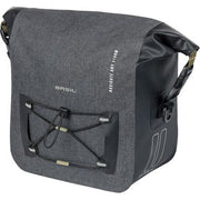 Basil Navigator Storm KF fietstas voor stuurtas, waterdicht, geschikt voor 10-11 liter fietsen, zwart met reflectie.