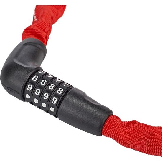 Abus Steel-O-Chain kettingslot 75 cm x 5 mm met code in stevig staal voor fietsbeveiliging