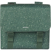 Basil Flair dubbele fietstas van 35 liter, zwart en waterdicht, bevestigd aan fietsdragers, voor extra bagage.