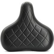 Zwart Selle Royal Cruiser Relaxed XXL fietszadel voor stadsfietsen en e-bikes, comfortabel en breed voor extra zitplezier