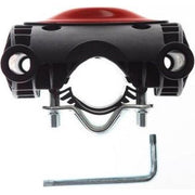 Zwart Polisport framehouder voor Bilby, Koolah, Boodie en Joy, geschikt voor Ø28/40 mm fietsframes.