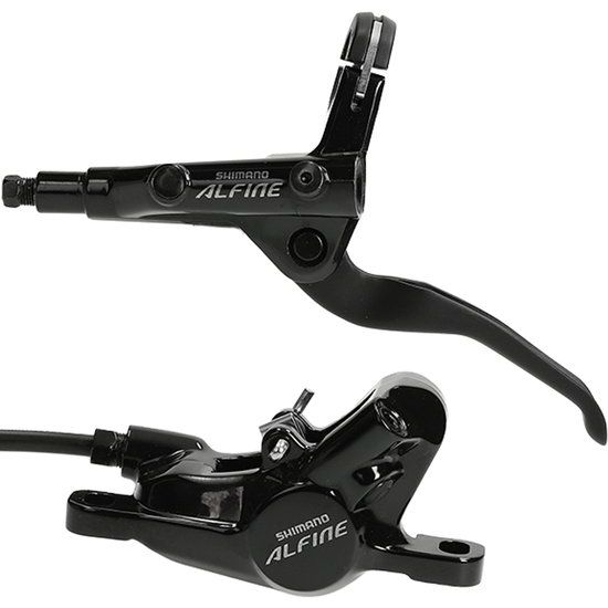 Shimano Alfine S7000 I-Spec 2 hydraulische schijfremset voor mountainbikes zonder schijven, inclusief remhendels en montageonderdelen