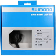 Shimano SLX SL-M7100 12-speed shifter rechts, zwart, I-Spec EV, voor mountainbike of racefiets, zichtbaar in close-up.