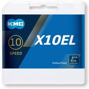 KMC X10EL 10-speed lichte gouden fietsketting met 114 schakels, geschikt voor racefietsen en mountainbikes