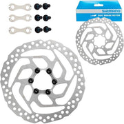 Shimano SM-RT26 remschijf 160 mm met 6 gaten, geschikt voor mountainbikes en racefietsen, zichtbaar in de afbeelding
