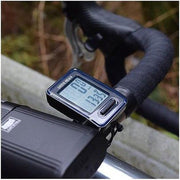 Cateye Velo 9 fietscomputer met 9 functies, zwart, km-teller voor fietsritten, compacte en gebruiksvriendelijke fietsaandrijving