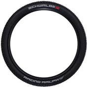 Zwarte Schwalbe Racing Ralph 29" MTB buitenband met TLR ADDIX Performance vouwband, geschikt voor mountainbiken.
