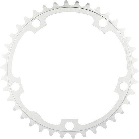 Stronglight Kettingblad Shimano/Sram/Fsa Type S Dural 9/10V 38T Steek 130 Zilver - Le Coq Wielerartikelen