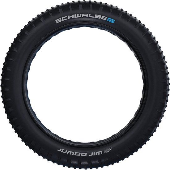 Buitenband 26" Schwalbe Jumbo Jim TLE ADDIX SpeedGrip Super Ground Vouwband Zwart