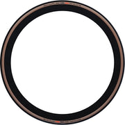 Schwalbe Pro One TLE ADDIX Race V-Guard 28-inch vouwband voor racefietsen, zichtbaar op een lichtgrijze achtergrond