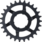 Zwart KMC C7000/7050 1/8" tandwiel voor fiets, zichtbaar met duidelijke tandstructuur en zwarte afwerking.