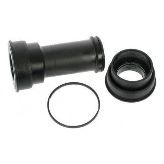 Shimano Sm-Bb71-41B pressfit trapas set, zwart, 86,5 mm, geschikt voor fietsen, zicht op trapas en bevestigingsdelen