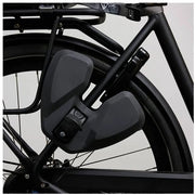 Urban Iki Duod Junior beschermplaat voor voetbeschermer in Bincho Black, fietsstoeltjes accessoire, beschermt kindervoeten.