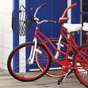 Zwarte KLICKfix alumino fietsmand met 16 liter inhoud, geschikt voor bagage op de fiets.