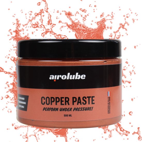Airolube koperen montagepasta met keramische en biologisch afbreekbare eigenschappen, geschikt voor montage en smeerwerk.