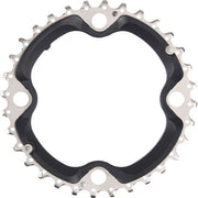 Shimano Deore FC-M610 kettingblad 32T voor 10-speed fietsen, zichtbaar in de afbeelding.