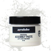 Airolube universele keramische montagepasta in een pot, biologisch afbreekbaar en geschikt voor diverse bevestigingswerkzaamheden.