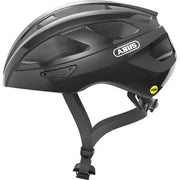 Abus Macator Mips racefiethelm met sportief ontwerp en ventilatiegaten, geschikt voor wielrenners.