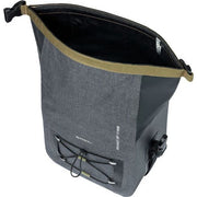 Basil Navigator Storm KF fietstas voor stuurtas, waterdicht, geschikt voor 10-11 liter fietsvervoer, zwart met reflectie.