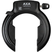 Zwart Axa Imenso Large ART 2 ringslot, 75 mm, zichtbaar in close-up op de afbeelding.