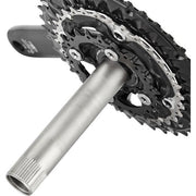Shimano Deore trekking crankstel FC-M6000, 175 mm, 3x10 versnellingen, zwart, Hollowtech, geschikt voor mountainbikes.