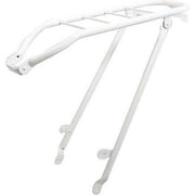 Steco Transport 28 achterdrager voor bagagedrager op AS, zwart metalen frame voor fiets accessoires