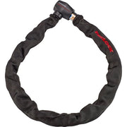 Zwart Trelock fietsslot BC580 kettingslot van 110cm lang en 9mm dik, geschikt voor veilig fietsen.