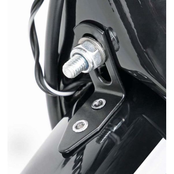 Zwarte SKS Bluemels Basic spatbordenset voor 27,5 en 29 inch fietsen, beschermt tegen modder en water.