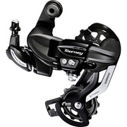 Shimano Tourney RD-TY500 achterderailleur met lange kooi voor 6, 7 en 8 snelheden, geschikt voor mountainbike of stadsfiets