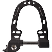 Zwart M-Wave ringslot met multi-functie rembooster voor extra beveiliging en gebruiksgemak op fiets.