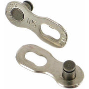 KMC X10 10-speed ketting met 114 schakels en double X-bridge, grijs, geschikt voor fietsen, zichtbaar op de afbeelding