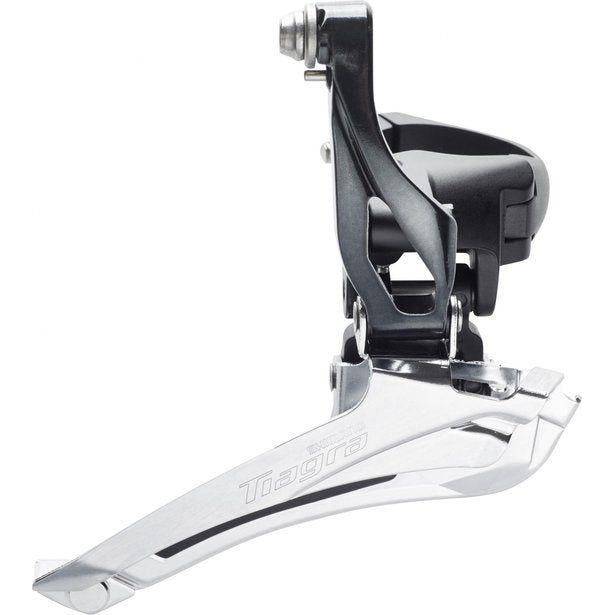 Shimano Tiagra Fd-4700 voorderailleur voor 2x10 versnellingen, grijs, met Ø34,9 mm Down-Pull montagemogelijkheid