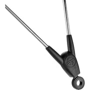Zilveren SKS Bluemels Basic spatbordenset voor 27,5/29 inch mountainbikes en racefietsen, compleet en stevig.