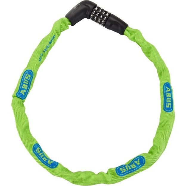 Abus Steel-O-Chain 5805C kettingslot van 75 cm met 5 mm dikte en code voor veilig fietsbeveiliging
